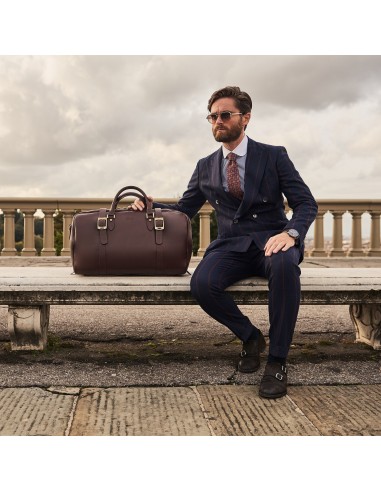 Brown Leather Duffle Bag for Man du meilleur 