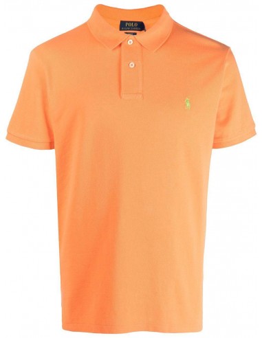 Polo Ralph Lauren ajusté orange en coton piqué pas cher chine