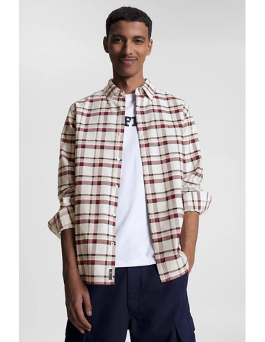 Chemise à carreaux Tommy Hilfiger en coton bio s'inspire de l'anatomie humaine