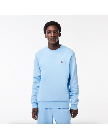 Sweat Lacoste bleu clair français