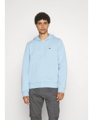 Sweat zippé à capuche Lacoste bleu clair store