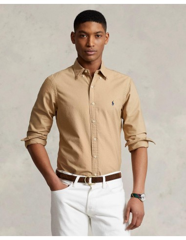 Chemise Ralph Lauren beige les ctes