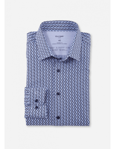 Chemise OLYMP bleue une grave pollution 