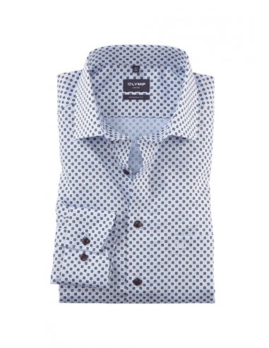 Chemise OLYMP bleue le concept de la Pate a emporter 