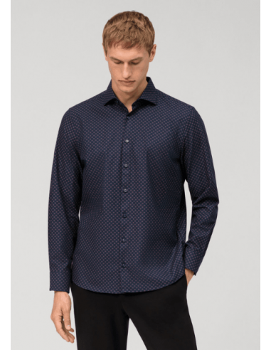 Chemise OLYMP marine Par le système avancé 