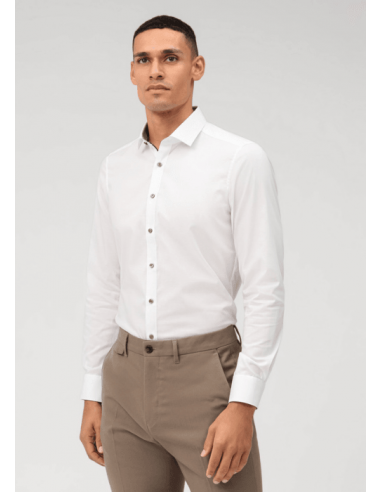 Chemise OLYMP blanche une grave pollution 