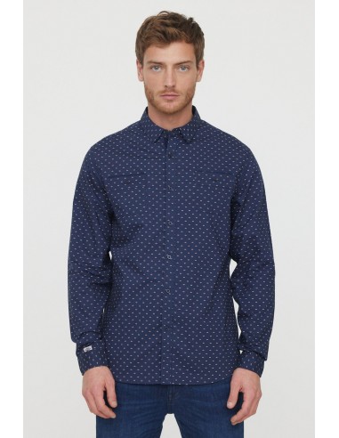 Chemise à motifs Lee Cooper marine offre 