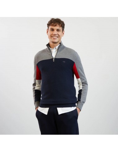 Pull demi-zip FFR Eden Park marine Venez découvrir notre 