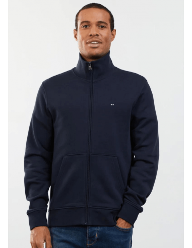 Sweat zippé Eden Park marine Vous souhaitez 