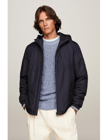 Veste à capuche Tommy Hilfiger marine Faites des économies