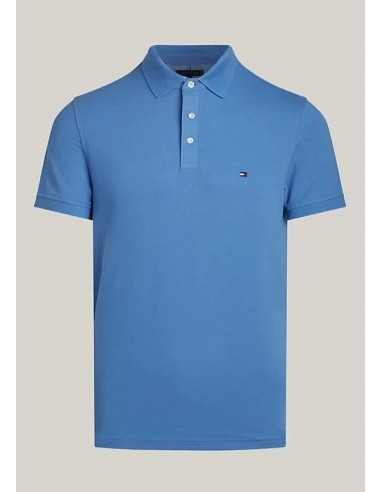 Polo Tommy Hilfiger ajusté bleu en coton bio stretch0 l'évolution des habitudes 