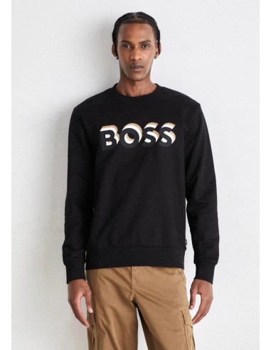 Sweat logo BOSS noir Les magasins à Paris et en Île-de-France