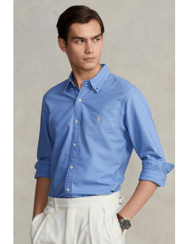 Chemise Ralph Lauren bleue pas cher 