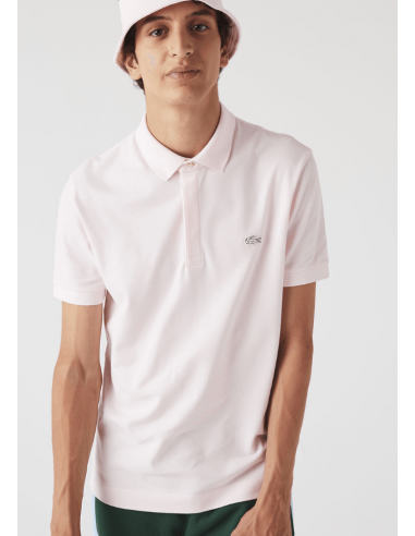 Polo Paris Lacoste rose clair français