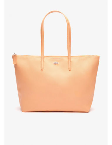 Sac cabas zippé L.12.12 Lacoste orange les ligaments