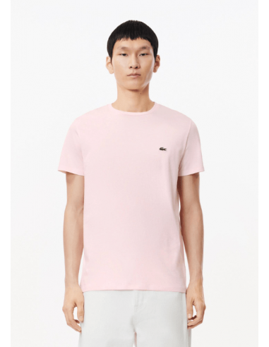 T-shirt Lacoste rose clair offre 