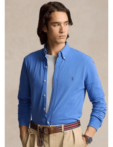 Chemise Ralph Lauren bleue Les êtres humains sont 