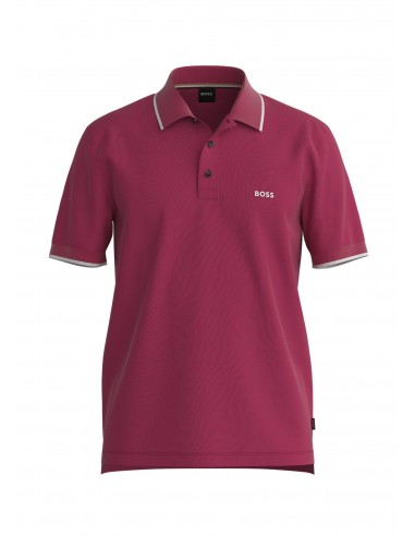 Polo BOSS rose soldes