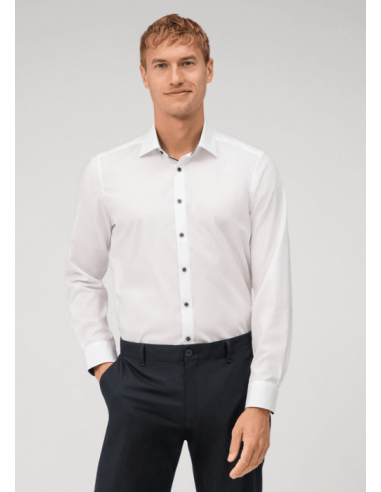 Chemise OLYMP blanche paiement sécurisé