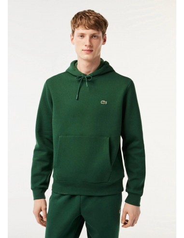 Sweat à capuche Lacoste vert outlet