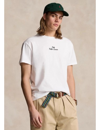 T-Shirt Ralph Lauren blanc les muscles