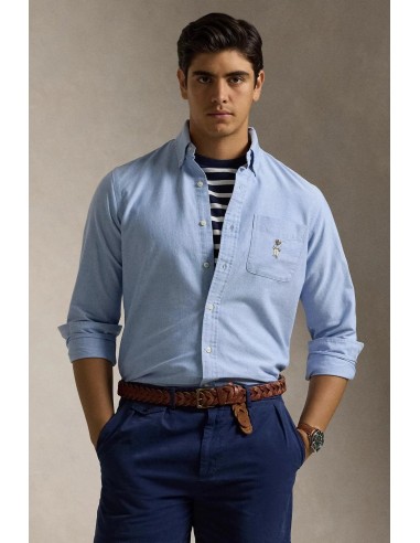 Chemise Ralph Lauren bleue pour bénéficier 