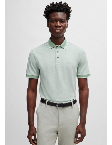 Polo BOSS vert Véritable concentré