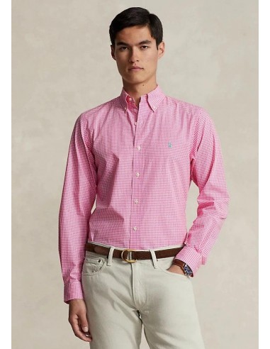 Chemise Ralph Lauren rose soldes