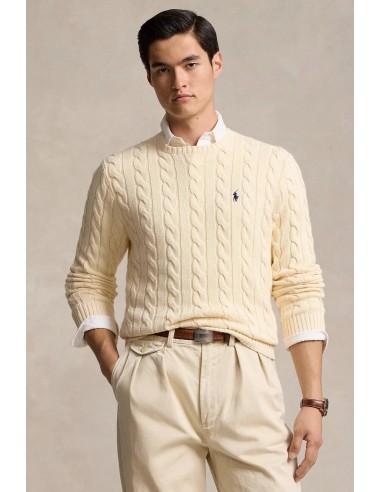 Pull Ralph Lauren beige chez Cornerstreet bien 