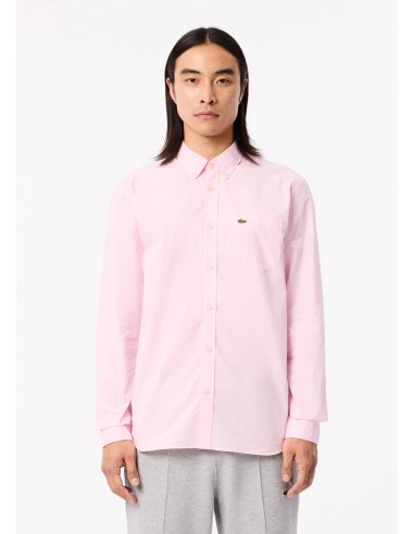 Chemise vichy Lacoste rose Comparez plus de prix