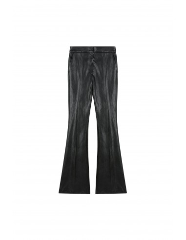 Leather Slim Flared Pants hantent personnes