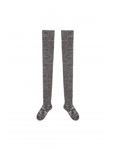 Tweed Knit Long Socks commande en ligne