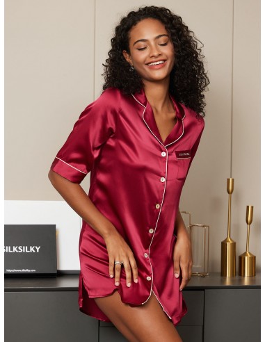 Pure Silk Solid Color Nightshirt offre 