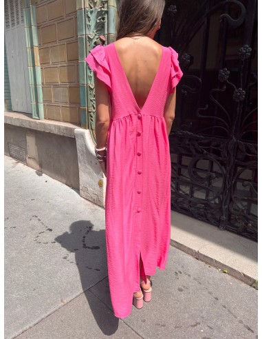 Robe Falonia Fushia 50% de réduction en Octobre 2024