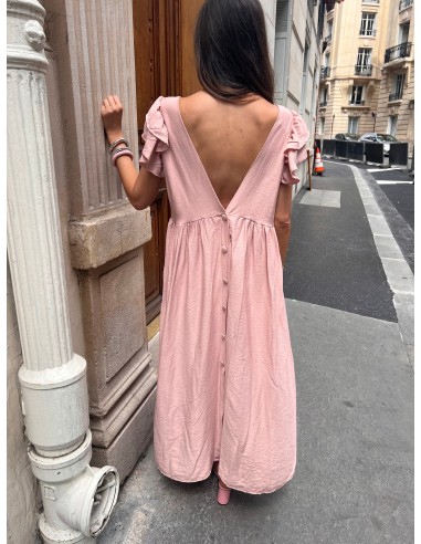 Robe Falonia rose pale hantent personnes