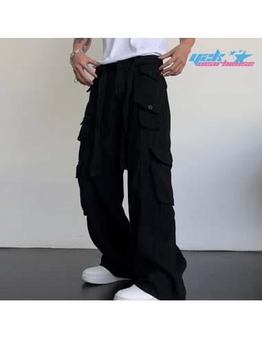 Pantalon Rétro Noir Y2K est présent 