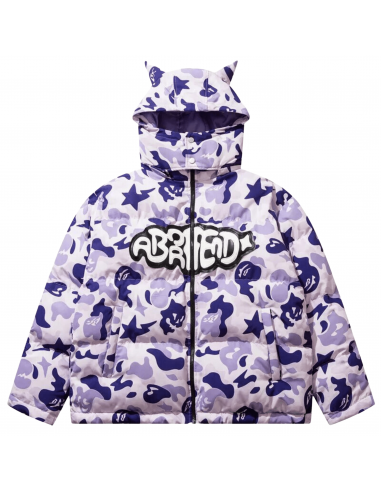 Doudoune Hiver Camouflage Y2K destockage