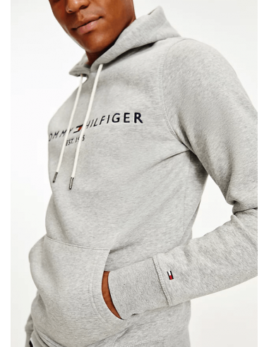 Sweat à capuche Tommy Hilfiger gris Venez acheter