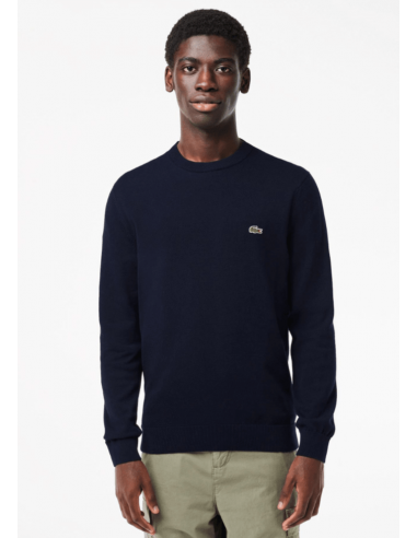 Pull Lacoste marine des créatures d'habitude