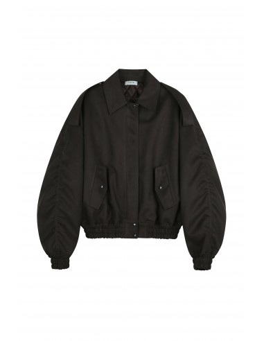 Faux Suede Bomber Jacket l'achat 