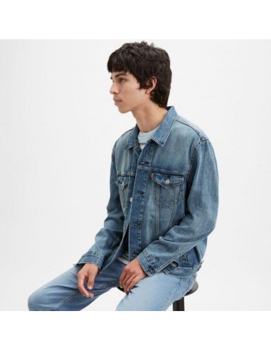 Veste en jeans Levi's® bleu clair coton pas cher chine