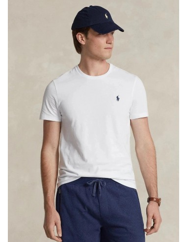 T-Shirt Ralph Lauren blanc destockage