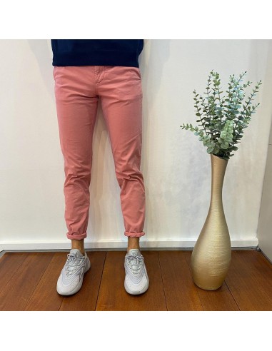 Pantalon chino Georgespaul rose de votre