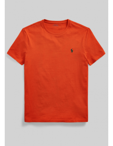 T-Shirt Ralph Lauren ajusté orange livraison et retour toujours gratuits