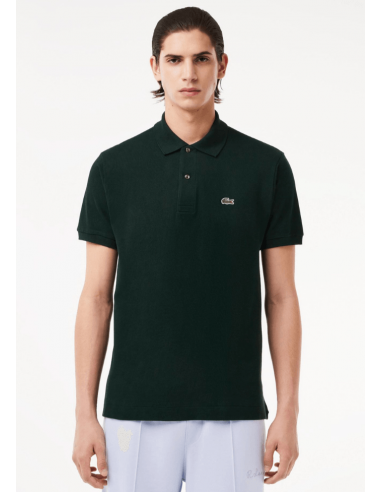 Polo L.12.12 Lacoste vert basket pas cher