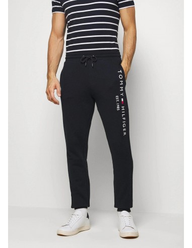 Pantalon de jogging Tommy Hilfiger marine en coton bio Toutes les collections ici