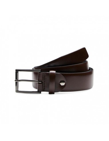 Ceinture Giacomo Digel marron foncé en cuir en ligne des produits 