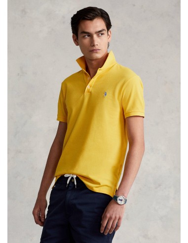 Polo Ralph Lauren cintré jaune en coton stretch prix pour 