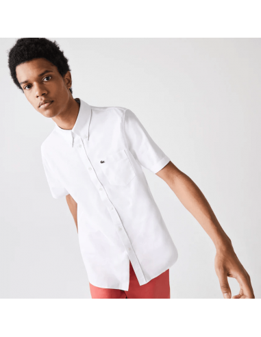 Chemise manches courtes Lacoste blanche En savoir plus