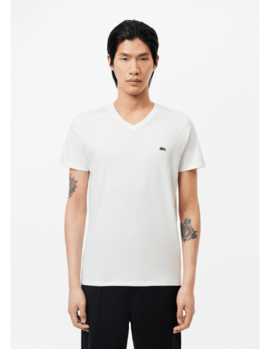 T-shirt Lacoste blanc de France